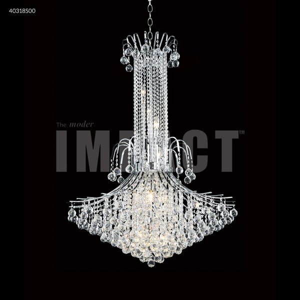 James R. Moder Cascade Deluxe Crystal Entry Chandelier
