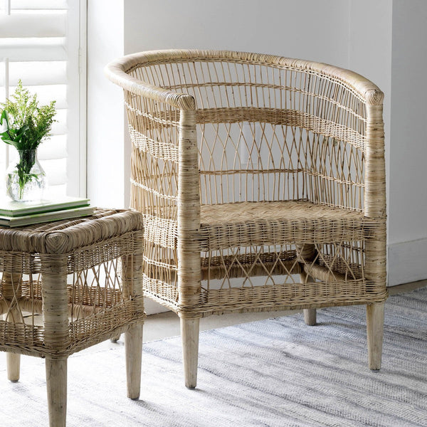 Park Hill Collection Brenna Rattan Chair EFS10669