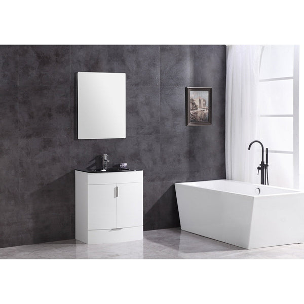 Legion Furniture 30" White Bathroom Vanity - Pvc WTM8130-30-W-PVC