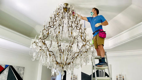 A Complete Guide to Chandelier Maintenance: Keeping your chandelier sparkling clean