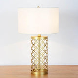 Openwork Metal Table Lamp