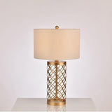 Openwork Metal Table Lamp