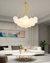 European Glass Chandelier