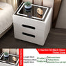 Point White/Black Smart Bedside Cabinet With Wireless Charger & Touch Sensor Light