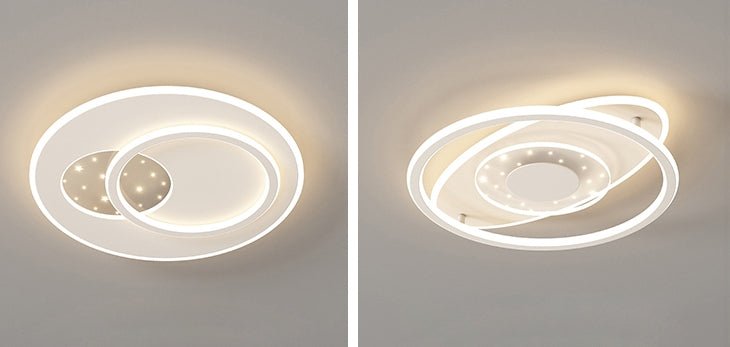 Round Minimalist Acrylic LED Ceiling Light For Living Room, Bedroom