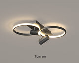 Modern Round LED Ceiling Light for Bedroom, Living Room