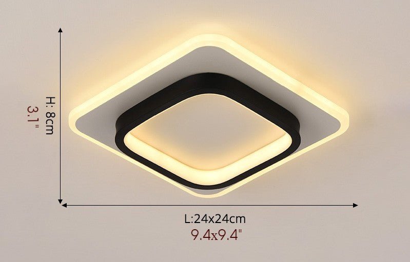 Square LED Celling Light for Living Room, Study, Bedroom, Wardrobe