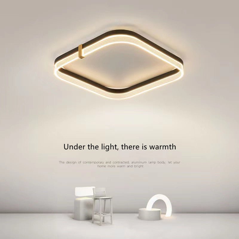 Creative LED Ceiling Lamp in a Minimalist Style for Bedroom, Dining Room