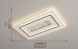 Rectangle Minimalist Acrylic LED Ceiling Light For Living Room, Bedroom