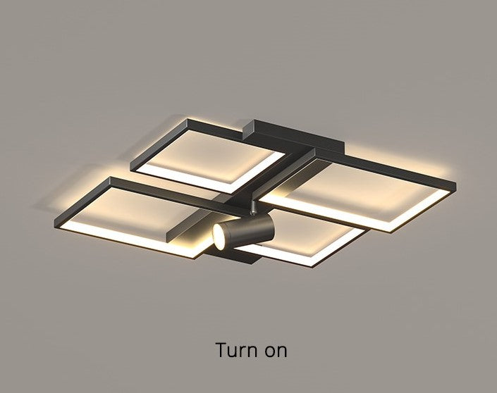 Modern Square LED Ceiling Light for Bedroom, Living Room