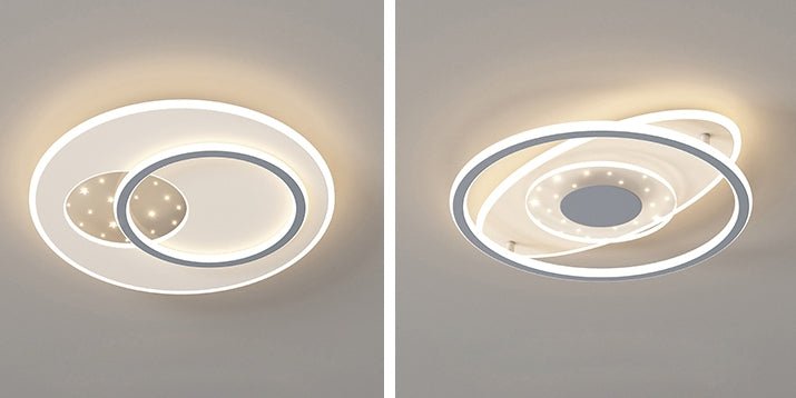 Round Minimalist Acrylic LED Ceiling Light For Living Room, Bedroom