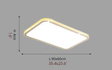 Rectangle Crystal LED Ceiling Light For Bedroom, Living Room, Dining Room