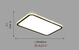 Rectangle Crystal LED Ceiling Light For Bedroom, Living Room, Dining Room