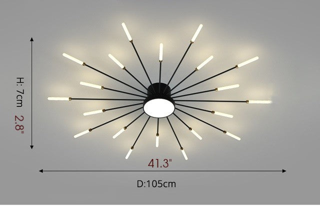 Luxury LED Ceiling Light for Bedroom, Hall, Living Room, Study