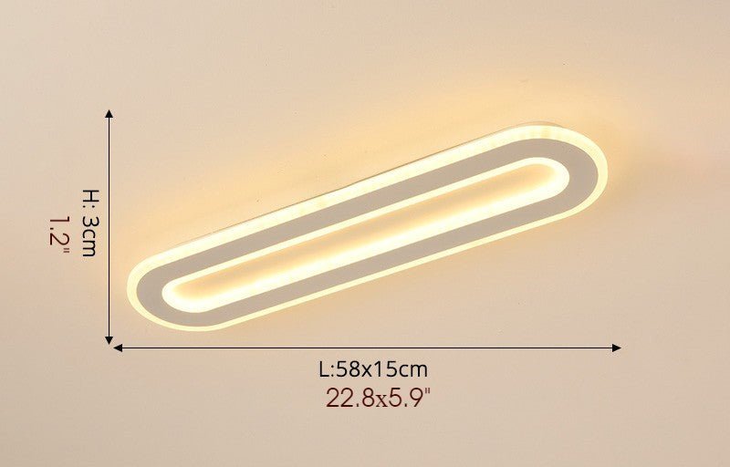 Rectangle LED Celling Light for Living Room, Study, Bedroom, Wardrobe