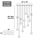 Terra - Modern Multi-Bulb Chandelier