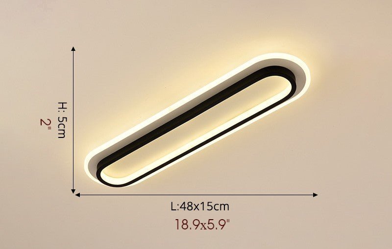 Rectangle LED Celling Light for Living Room, Study, Bedroom, Wardrobe