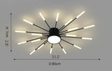 Luxury LED Ceiling Light for Bedroom, Hall, Living Room, Study