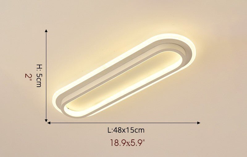 Rectangle LED Celling Light for Living Room, Study, Bedroom, Wardrobe