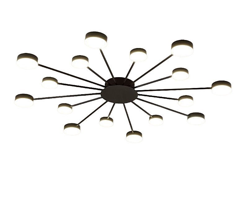 Cruciform LED Ceiling Chandelier for Living Room, Bedroom, Dining Room