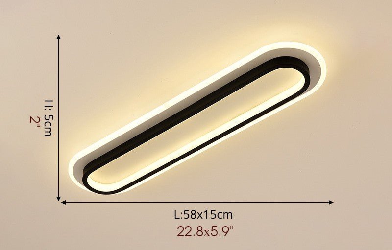 Rectangle LED Celling Light for Living Room, Study, Bedroom, Wardrobe