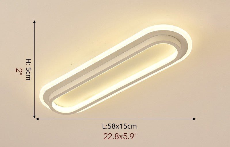 Rectangle LED Celling Light for Living Room, Study, Bedroom, Wardrobe