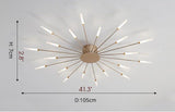 Modern LED Ceiling Light for Bedroom, Hall, Living Room, Study