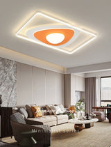 Rectangle Creative Acrylic LED Ceiling Light For Bedroom, Living Room