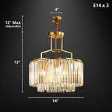 Octavian - Glass Crystal Chandelier