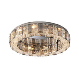 Loano | Modern Gorgeous Drum Ceiling Crystal Chandelier