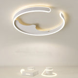 Modern LED Chandelier in the Shape of Ring for Bedroom, Living Room