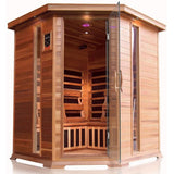 SunRay Bristol 400KC Bay 4-Person Indoor Corner Sauna