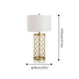 Openwork Metal Table Lamp