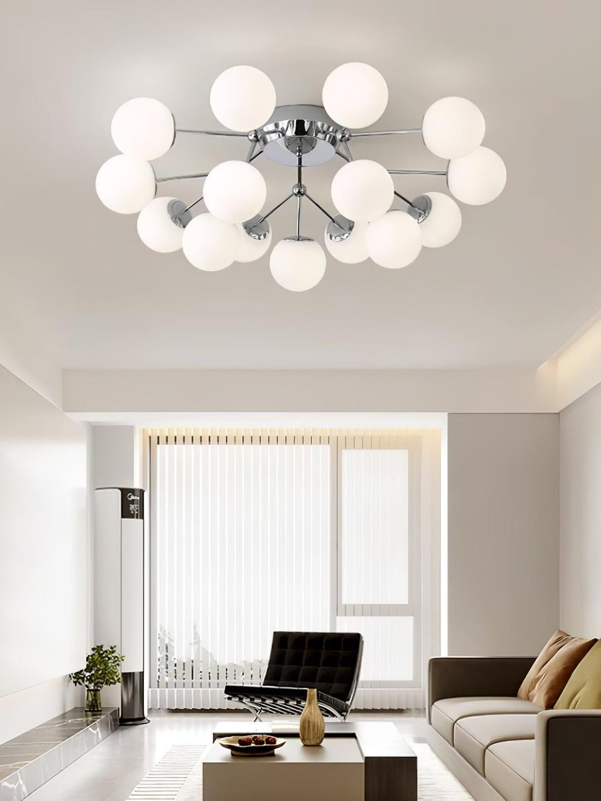 Glass Balls Cluster Ceiling Lamp