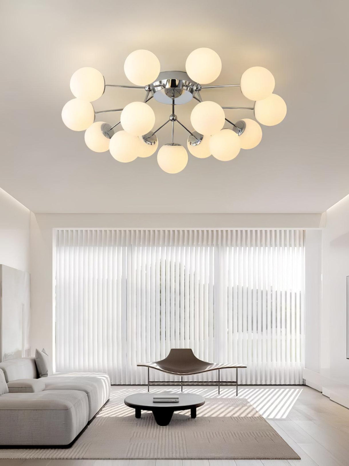 Glass Balls Cluster Ceiling Lamp