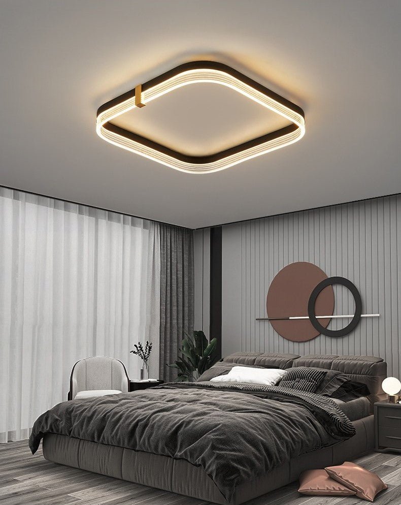 Creative LED Ceiling Lamp in a Minimalist Style for Bedroom, Dining Room