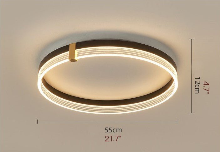 Modern LED Ceiling Lamp in a Minimalist Style for Bedroom, Dining Room