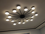 Cruciform LED Ceiling Chandelier for Living Room, Bedroom, Dining Room