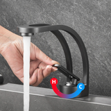 Oliver - Curved Dual-Channel Modern Bathroom Faucet