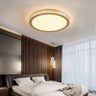 Round Crystal LED Ceiling Light For Bedroom, Living Room, Dining Room