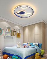 Decorative LED Ceiling Helicopter Lamp for Kids Room, Bedroom, Living Room