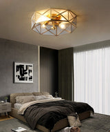 Modern LED Copper Ceiling Lamp for Bedroom, Dining Room, Room Lamp