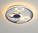 Decorative LED Ceiling Helicopter Lamp for Kids Room, Bedroom, Living Room