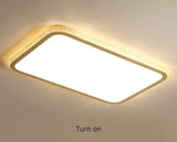 Rectangle Crystal LED Ceiling Light For Bedroom, Living Room, Dining Room