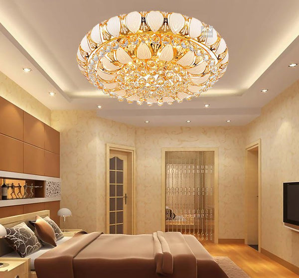 Luxury Modern Crystal LED Chandelier for Living Room, Bedroom, Study