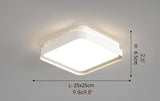 Modern Square LED Ceiling Lamp for Corridor, Bedroom, Kitchen