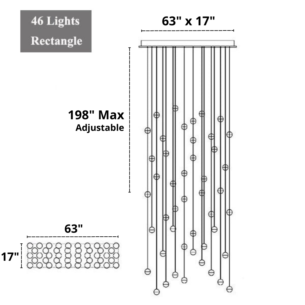 Terra - Modern Multi-Bulb Chandelier