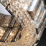 Loano | Modern Gorgeous Drum Ceiling Crystal Chandelier