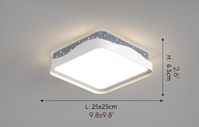 Modern Square LED Ceiling Lamp for Corridor, Bedroom, Kitchen