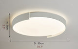 Modern Round LED Ceiling Light for Living Room, Dining Room, Study